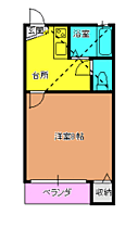 ハイツH2O 2-E ｜ 山口県山口市平井491（賃貸アパート1K・2階・23.00㎡） その2