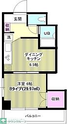 Ｍ’ＳＤビル 7階1DKの間取り