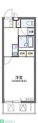LEONEXTジュエル 1Kの間取図画像
