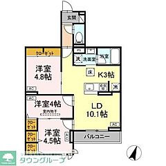 物件の間取り
