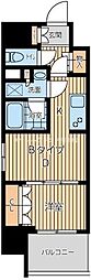 プライマル西蒲田 1DKの間取図画像