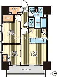 クロスレジデンス蒲田2 2LDKの間取図画像