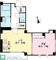 (仮称)Casa Madre 1LDKの間取図画像