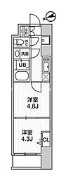 weaveplaceSHINKAMATA 2Kの間取図画像