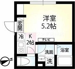 AltaClasse 1Kの間取図画像