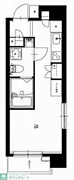 パーク・ノヴァ洗足池 1Kの間取図画像