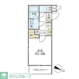 The Shinagawa East Residence 1Kの間取図画像