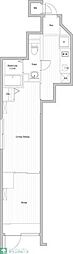 CREATIF南品川 1DKの間取図画像