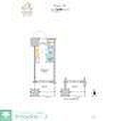 都営浅草線 中延駅 徒歩2分の賃貸マンション 10階ワンルームの間取り