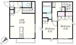 ＴＯＭＵＳＥＩ　西五反田 2階2LDKの間取り