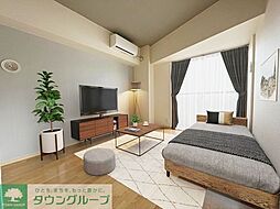 JR山手線 目黒駅 徒歩8分の賃貸マンション 10階1Kのリビング/ダイニング