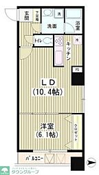 東京メトロ日比谷線 八丁堀駅 徒歩5分の賃貸マンション 7階1LDKの間取り