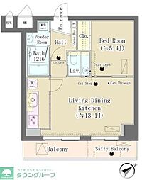 間取図画像 1LDK