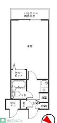 日神パレステージ三軒茶屋 1Kの間取図画像