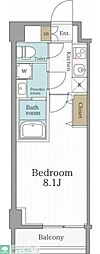 LEXE綾瀬 1Kの間取図画像
