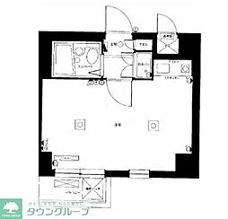 日興パレス文京パート5 ワンルームの間取図画像