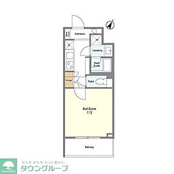 ナーベルお茶の水 1Kの間取図画像