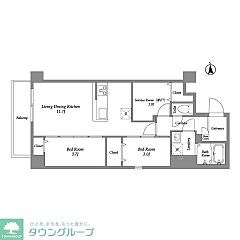 物件の間取り