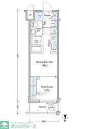 アーバネックス住吉 1DKの間取図画像