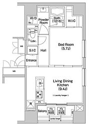 COMFORIA錦糸町 1LDKの間取図画像