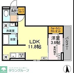 間取図画像 1LDK