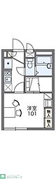 レオパレスエスポワール 1Kの間取図画像