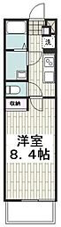 リブリ・アリーナ湘南台 1Kの間取図画像