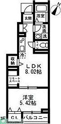 アイメゾン 1LDKの間取図画像