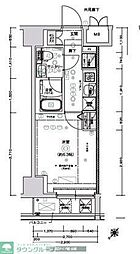 CRESTTAPP新横浜 1Kの間取図画像