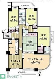 モアクレスト上星川 4LDKの間取図画像