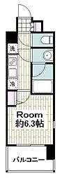 横浜天王町SHOKENResidence 1Kの間取図画像