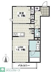 仮)円行2丁目メゾン 1LDKの間取図画像