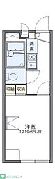 レオパレス上大岡東 2階1Kの間取り