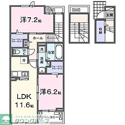 ＧＯＡＴ佐島 3階2LDKの間取り