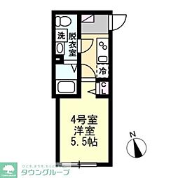 間取図画像 1K