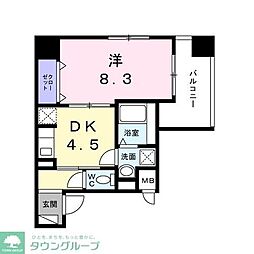 仮称)ヒカルサ久里浜 1DKの間取図画像