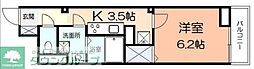 amenity新杉田 1Kの間取図画像