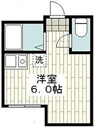G・Aパーク弘明寺A棟 ワンルームの間取図画像