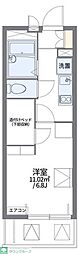レオパレスシャルマン2 1Kの間取図画像
