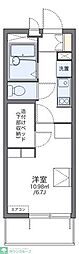 レオパレス前里 1Kの間取図画像