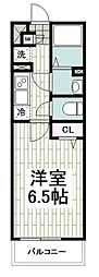 リブリ・エ・トワ 1Kの間取図画像