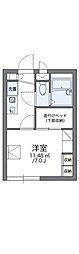 レオパレス洋光台第2 1Kの間取図画像