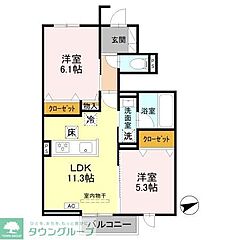 物件の間取り