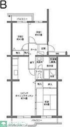 シーブリーズ金沢1号棟 3LDKの間取図画像
