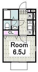アーバンヒル上大岡 1Kの間取図画像