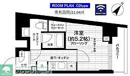 JR京浜東北・根岸線 北浦和駅 徒歩21分の賃貸マンション 11階1Kの間取り