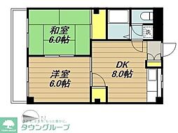 間取図画像 2DK