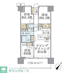 物件の間取り