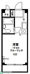 フェリーチェ21 ワンルームの間取図画像