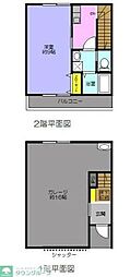 Hideaway432 1階1Kの間取り